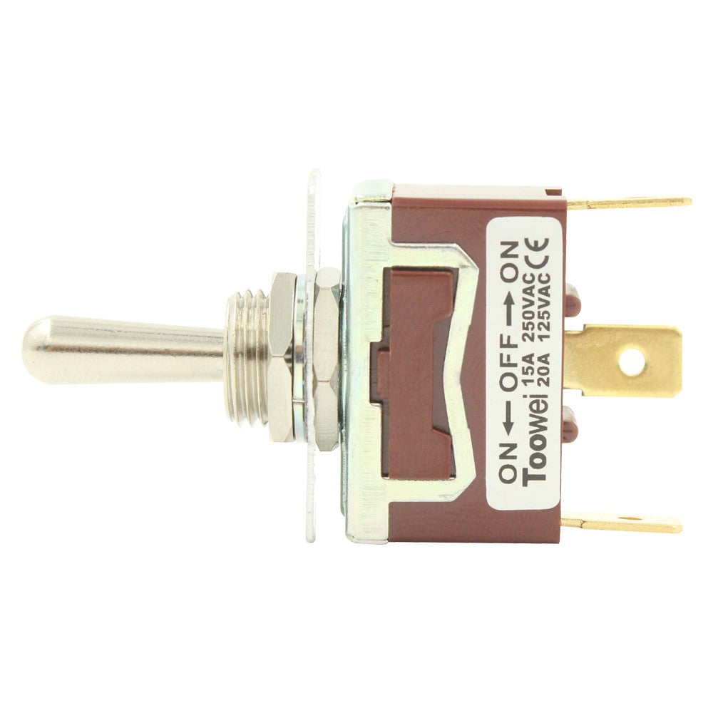 On-Off-On 3 Way Toggle Switch by Switch Boss