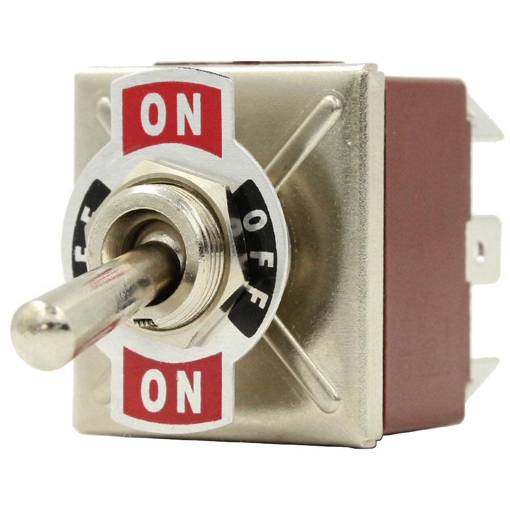 On)-Off-(On) 3PDT TPDT Triple Pole 9 Pin Toggle Switch by Switch Boss