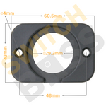 1 Gang Round Switch Panel 12V