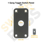 Sizing Guide 1 Gang Toggle Switch Panel