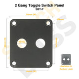 Sizing Guide 2 Gang Toggle Switch Panel