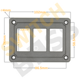 3 Gang Rocker Switch Panel