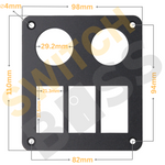 3+2 Gang Switch Panel