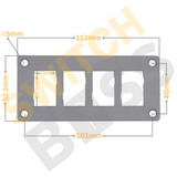 4 Gang Switch Panel Small