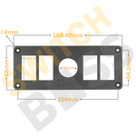 4+1 Gang Switch Panel