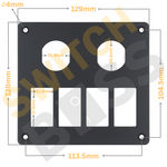 4+2 Gang Switch Panel