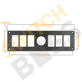 6+1 Gang Switch Panel