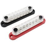 2 Gang M6 + 12xM4 Power Distribution Block - Bus Bar