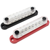 2 Gang M6 + 12xM4 Power Distribution Block - Bus Bar