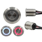 316 Stainless Steel 19mm Push Switch (RT-AS2 Series)