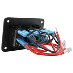 3 Gang Rocker Switch Panel - Red