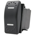 blank 2 lines rocker switch