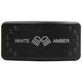 white amber rocker switch