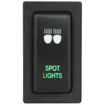 push switch vertical toyota old LED Light green