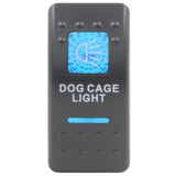 Rocker Switch Cover Dog Cage Light