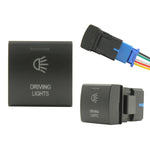 push switch toyota square driving lights